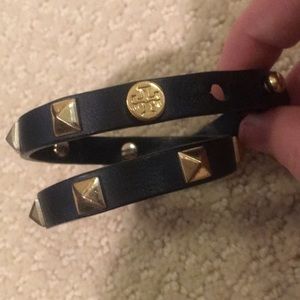 Tory Burch Studded Leather Bracelet